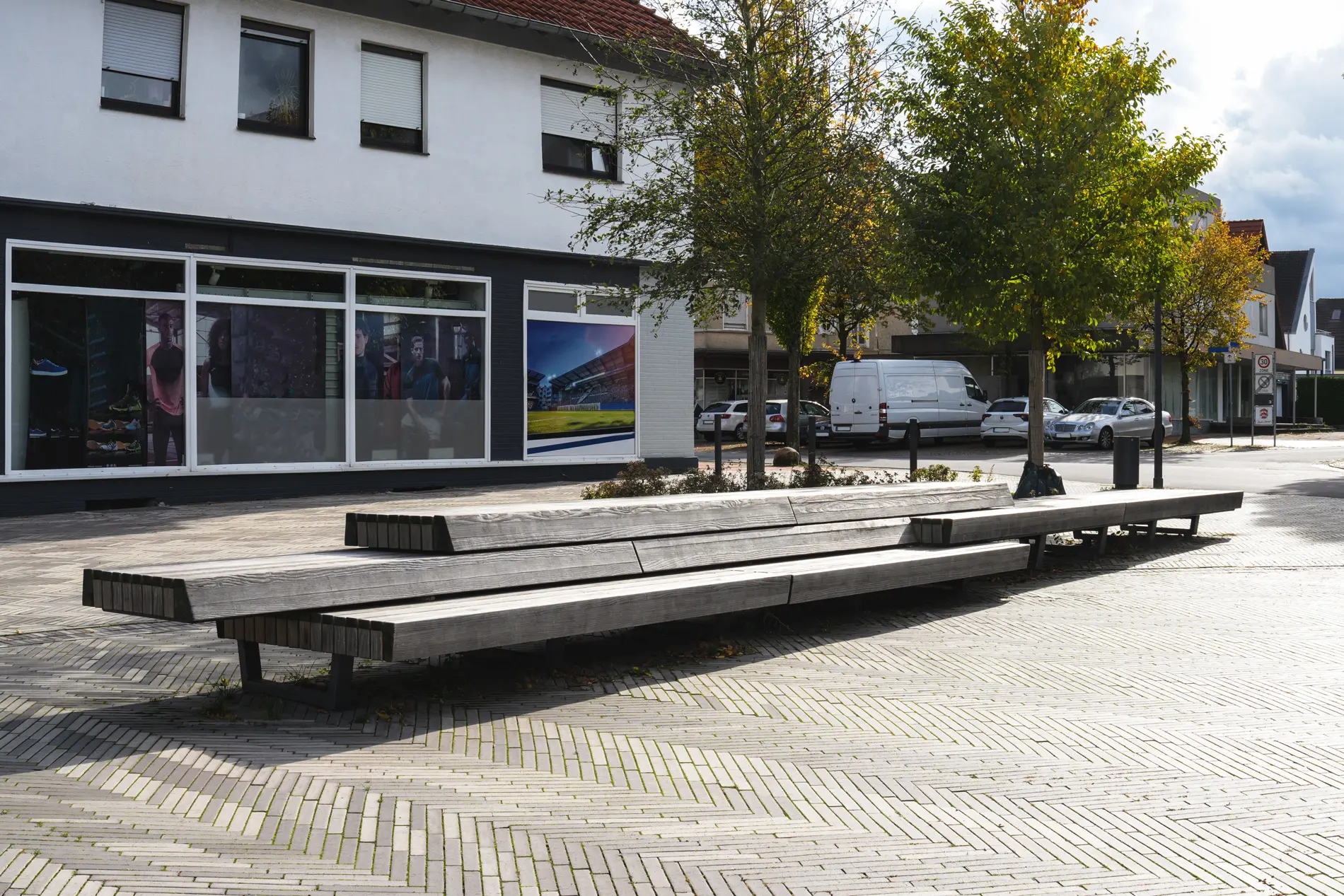 Bank Sitztribüne